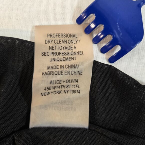 ALICE + OLIVIA Quite Luxury Gold Metallic Tabitha Bodycon Dress Size 6 LIKE NEW! - Picture 14 of 17